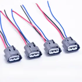 Cy003-2.2f-10 Deckbu 4pcs 3 Pin Automotive Waterproof Sensor Socket Ignition Coil
