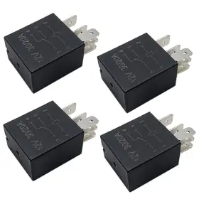 30a12v Devmo 4pcs 30a Starter Relay 5 Pin 12v Multi-purpose Automotive