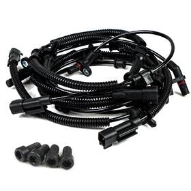 Dexepe El-1045-bk-lc 4 Pcs Front And Rear Abs Wheel Speed Sensor Compatible With Ram 1500