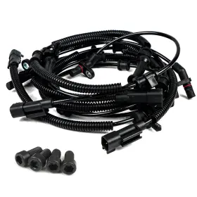El-1045-bk-lc Dexepe 4 Pcs Front And Rear Abs Wheel Speed Sensor Compatible With Ram 1500