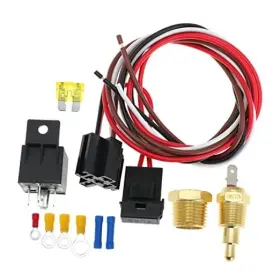 Fan-relay-40apm Ducpuve Electric Fan Relay Kit Wiring With Thermostat Radiator