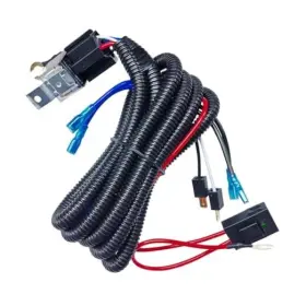 Duscoke-dsc-271 Duscoke 12v 80a Car Wiring Harness Relay Kit 4 Pin Spst Vehicle Grille Double Horn