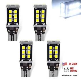 Dyeknee Dyempn21 Pack-4 Car T15 Led Reversing Light W16w 912 921 906 Stable Ic 4 Pcs White