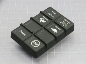 E3124m4w1va221 Eaton Lot Of 4 Electronic Keypad Switch Module T246116