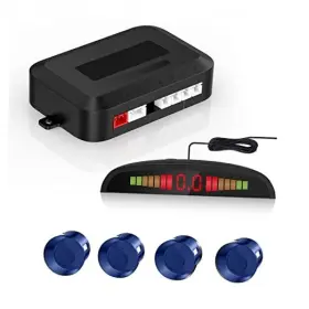 Led068-bl Ekylin Car Auto Vehicle Reverse Backup Sensors System With 4 Parking Blue