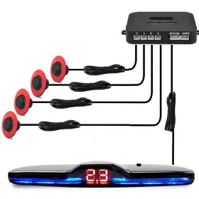 Kz-099 Elsnu Car Parktronic Parking Built-in Plane Sensors Rear Reversing Radars System Wi