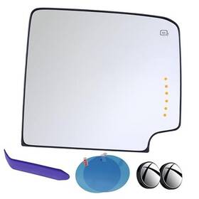 Excellence Auto Parts Ct6143729sibr2 Passenger Side Mirror Glass Compatible With Silverado 1500 2014-2018