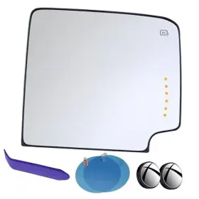 Ct6143729sibr2 Excellence Auto Parts Passenger Side Mirror Glass Compatible With Silverado 1500 2014-2018