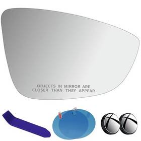 Excellence Auto Parts Vn693720ptb Passenger Side Mirror Glass Compatible With Vw Cc 2009-2017 Eos 2009-2016