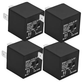 Formiden 896h1chsr14p 896h-1ch-s-r1 Automotive Relay Pack Of 4 - 12vdc 50amp 5-pin Quick Connect