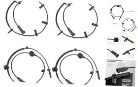 Fraylis 10391044 4pcs Abs Wheel Speed Sensor Compatible With Traverse 2009-2017 Enclave 2008