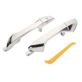 Gaogisy 72683-ta5-a11 2pcs Chrome Front Exterior Door Handle Fits Accord 2008-2012 Left Driver And