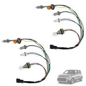 Getfarway 92450-b2000 2pcs Tail Light Lamp Wiring Harness Socket Holder And Bulbs 92450-b
