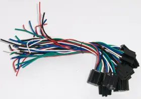 Brs14e Gh 10 Automotive Wiring Interlocking 5 Pin Relay Sockets With Leads Harness