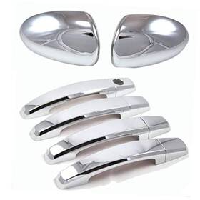 Ghxsport 737225400475 Chrome Durable Abs Door Handle And Side Mirror Covers For 2011-2015 Chevy Cruze