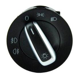 Ghxsport Fq-234960 Chrome Euro Headlight Switch Contorl 5nd941431a For Golf