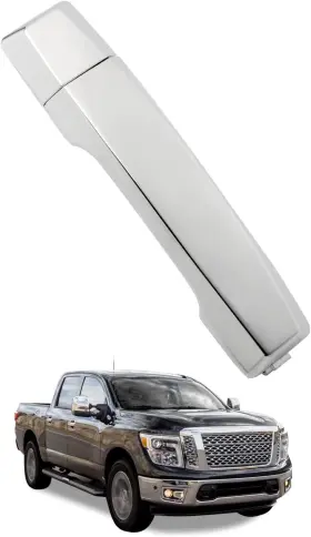 Gledewen 445041958997 Passenger Door Handle Compatible With 2004-2015 Nissan Titan Armada Chrome