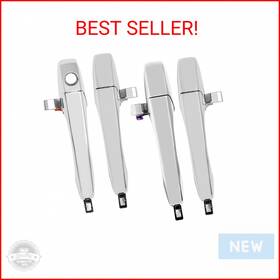 Gledewen Gw-qmbs30-p4 Exterior Door Handle Set Compatible With 2005-2010 Chrysler 300 300c 2005-2008