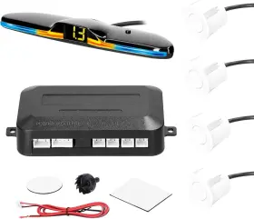 B0b3dpk6l7  Goolrc Car Parking Sensor Rear Reversing Radars System With 4 Sensors Led Light