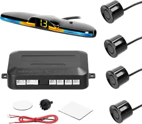 Ogy0601423353400bz Goolrc Car Parking Sensor Rear Reversing Radars System With 4 Sensors Le