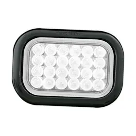 77174 Grand General Light Rect Pearl White 24 Led Backup With Grommet And