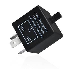 Grandi Grasgq1701bl-1pc Cf13 Led Flasher Relay 3 Pins Adjustable Turn Signal Resolve Rapid