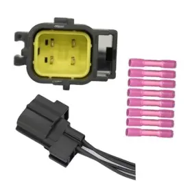 Cn-077 Grobarpart 2 Pcs Upstream Downstream Air Fuel Ratio O2 Oxygen Sensor Connector Wiring