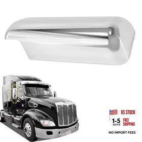 Gronsvt Wx-p59-0051-1-a-r Door Mirror Chrome Cover Fit For 2013-2022 Peterbilt 579 Truck Right Passenger