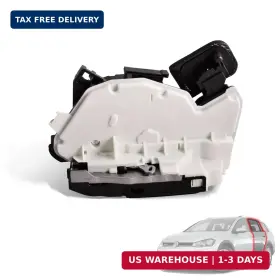 Yl-dl1097 Grterokky Rear Left Door Lock Actuator With Motor Power Latch Compatible For Mk6 Mk7 Vw