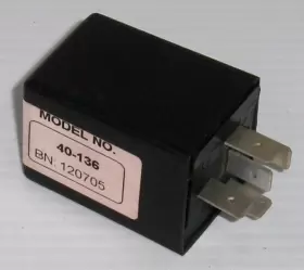 40-136 Hamsar 12v Solid State 5 Pin Type B Terminal Turn Signal Flasher Relay
