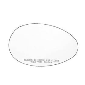 Hanadweo 1032-011 Mirror Glass Replacement Rh Right Full Adhesive Fits For 2007 Passenger Side