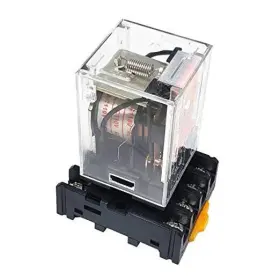 Mk2p-i Hechengdianzi Ac 110v Coil 8 Pin 2no 2nc Dpdt Power Relay And Plug-in Terminal Socket