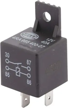 965400071 Hella 12v 4 Pin Mini Iso Relay With Bracket