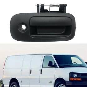 Hognfuly 25989398 Front Left Exterior Door Handle Fit For Chevy Express 1500 Real Passenger Side
