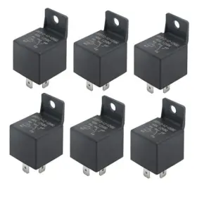 Ljh036 Hoypeyfiy 6pcs Waterproof Relay 6 Pack 40a Car 5 Pin For Controlling 12v