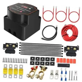 Sku3919-yyus Huihuangamzus /12v 140amp Split Charge Relay Kit 20ft 6m Smart Dual Battery Isolator
