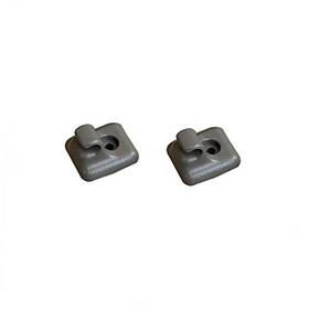 Huyilun0104 Ram94-01huise2z Gray 2 Pcs Sun Visor Clips Compatible With Dodge Ram 1994-2001 Jeep Grand