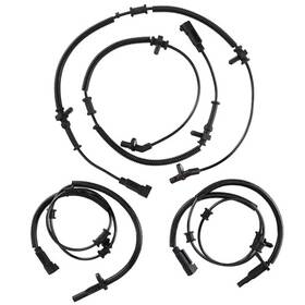 Ikasus Auto-qa2173x-wjyq-10 4pcs Front And Rear Abs Wheel Speed Sensor Fit For Ram 1500 2013-2018