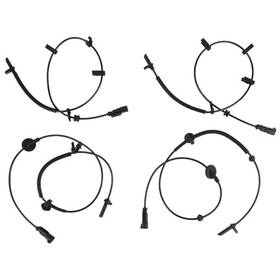 Ikasus Auto-qd0015x-wjyq-12 4pcs Front And Rear Abs Wheel Speed Sensor Left Right Fits For Chevy