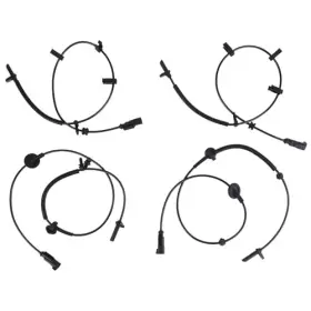 Auto-qd0015x-wjyq-12 Ikasus 4pcs Front And Rear Abs Wheel Speed Sensor Left Right Fits For Chevy