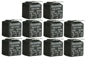Rl3040 Install Bay 693031602949 10 Lot Single Pole Double Throw Spdt 30 / 40 Amp 12vdc Relays