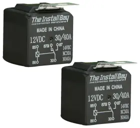 Rl3040 Install Bay 693031603052 2 Lot Single Pole Double Throw Spdt 30 / 40 Amp 12vdc Relays