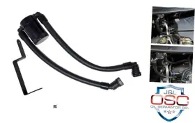 3022p-b J&l 3.0 Oil Separator Pass Side Compatible With 2013-2019 Explorer Sport Black