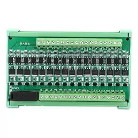 Jectse 738680951731 16-channel Plc Amplifier Board 12-36vdc Isolation Input Npn Output