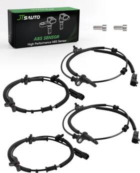 Jtsauto J-68053861ab 4-piece Ram 1500 Abs Wheel Speed Sensor For Front And Rear Sides Compatible With