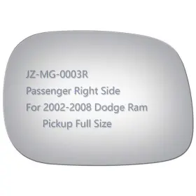 03rea-1 Jzsuper Side Mirror Replacement Glass Fit For 02-08 Dodge Ram 1500 Passenger