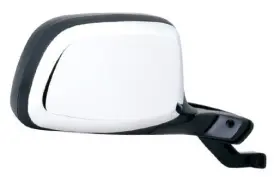 61033f K Source Passenger Side Mirror For Bronco F150 F250 F350 Hd Black/chrome
