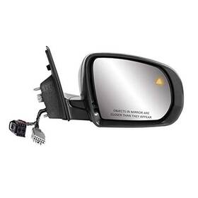 K Source Inc 60249c Passenger Side Compass Textured Black With Ptm Cover Bsds Foldaway Without