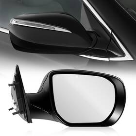 Kaksey Hy1321201 Right Passenger Side Mirror Fit For 2013-2018 Hyundai Santa Fe Sport Rear Vi