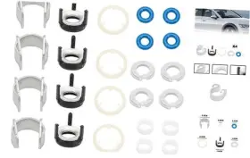 06h998907a Kaloeou 06j998907 4 Set Fuel Injector Seal Repair Kit Fit For A3 A4 A6 Q3 Tt Beetle